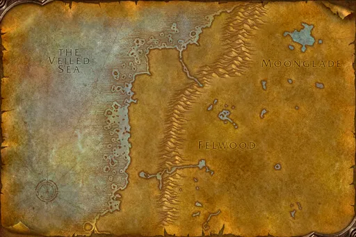 Map of Darkshore