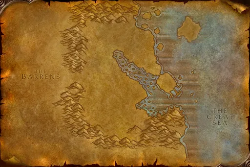 Map of Dustwallow Marsh