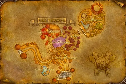 Map of Orgrimmar