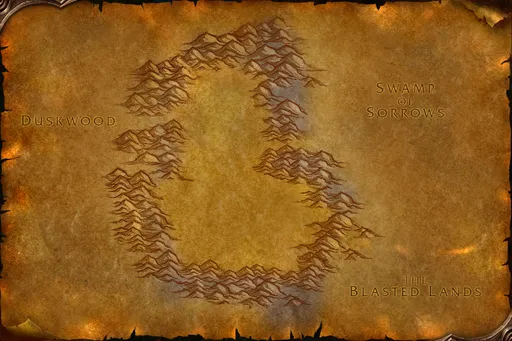 Map of Deadwind Pass