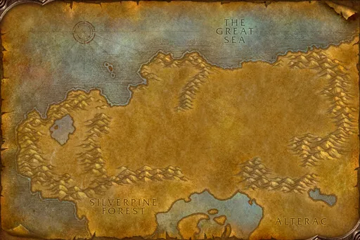 Map of Tirisfal Glades