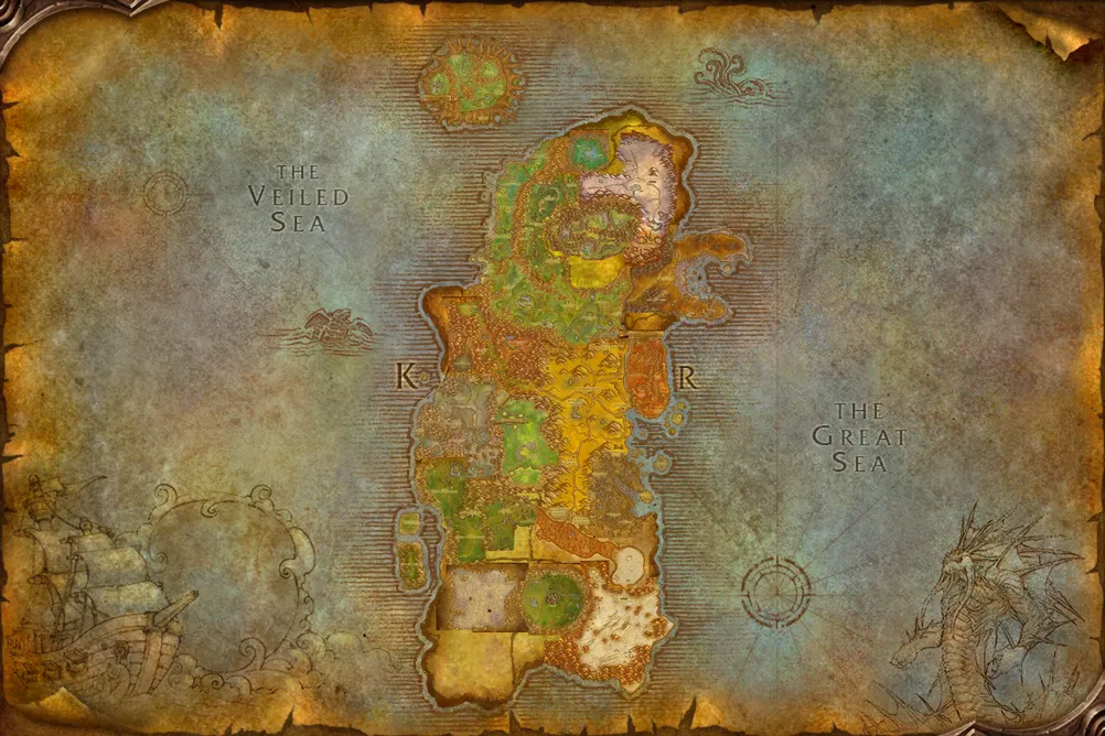Map of Kalimdor