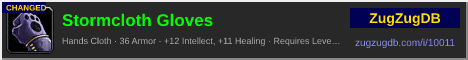 Stormcloth Gloves: forum signature banner