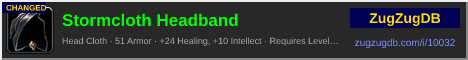 Stormcloth Headband: forum signature banner