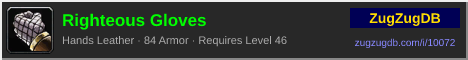 Righteous Gloves: forum signature banner