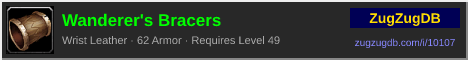 Wanderer's Bracers: forum signature banner