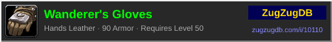 Wanderer's Gloves: forum signature banner