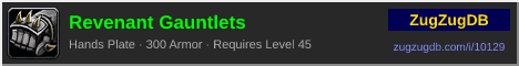 Revenant Gauntlets: forum signature banner