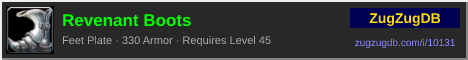 Revenant Boots: forum signature banner