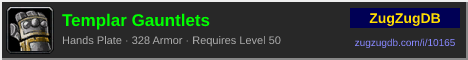 Templar Gauntlets: forum signature banner