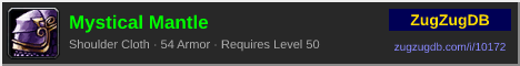 Mystical Mantle: forum signature banner