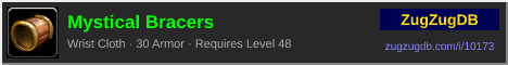 Mystical Bracers: forum signature banner