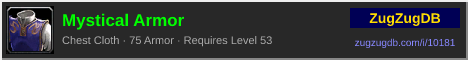 Mystical Armor: forum signature banner