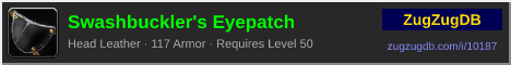 Swashbuckler's Eyepatch: forum signature banner