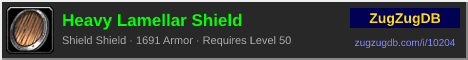Heavy Lamellar Shield: forum signature banner