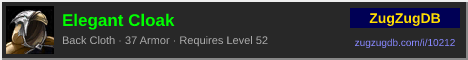Elegant Cloak: forum signature banner