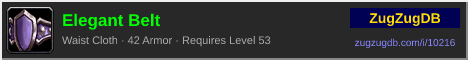 Elegant Belt: forum signature banner