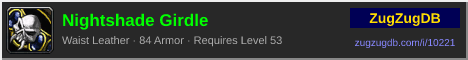Nightshade Girdle: forum signature banner