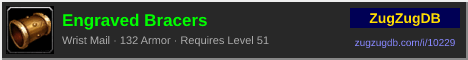Engraved Bracers: forum signature banner