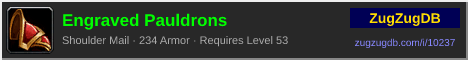 Engraved Pauldrons: forum signature banner