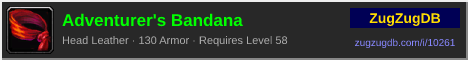 Adventurer's Bandana: forum signature banner