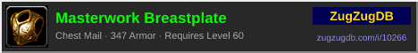 Masterwork Breastplate: forum signature banner