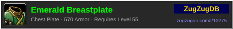 Emerald Breastplate: forum signature banner