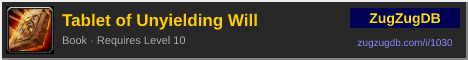 Tablet of Unyielding Will: forum signature banner
