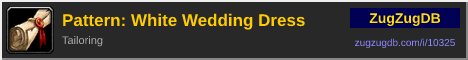 Pattern: White Wedding Dress: forum signature banner