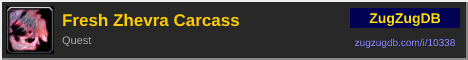 Fresh Zhevra Carcass: forum signature banner