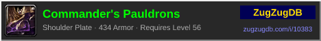 Commander's Pauldrons: forum signature banner