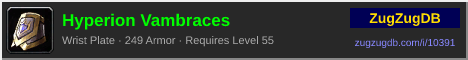 Hyperion Vambraces: forum signature banner