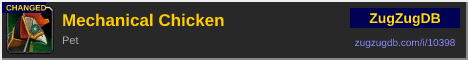 Mechanical Chicken: forum signature banner