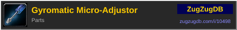 Gyromatic Micro-Adjustor: forum signature banner