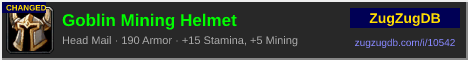 Goblin Mining Helmet: forum signature banner
