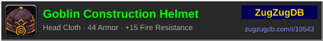 Goblin Construction Helmet: forum signature banner