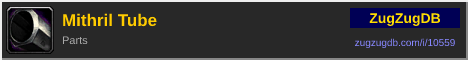 Mithril Tube: forum signature banner