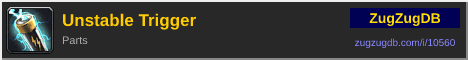Unstable Trigger: forum signature banner