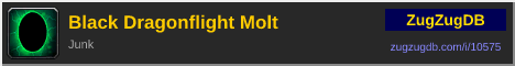 Black Dragonflight Molt: forum signature banner
