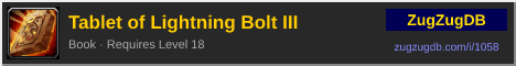 Tablet of Lightning Bolt III: forum signature banner