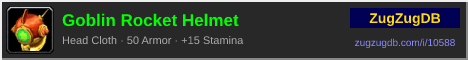 Goblin Rocket Helmet: forum signature banner