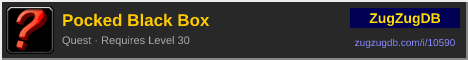 Pocked Black Box: forum signature banner