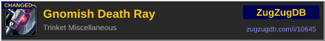 Gnomish Death Ray: forum signature banner