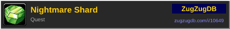 Nightmare Shard: forum signature banner