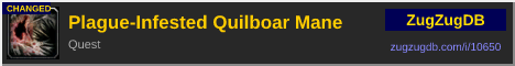 Plague-Infested Quilboar Mane: forum signature banner