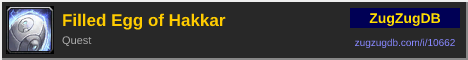 Filled Egg of Hakkar: forum signature banner