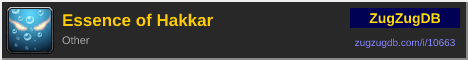 Essence of Hakkar: forum signature banner