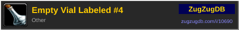 Empty Vial Labeled #4: forum signature banner