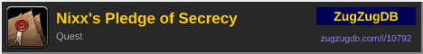 Nixx's Pledge of Secrecy: forum signature banner