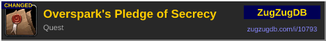 Overspark's Pledge of Secrecy: forum signature banner